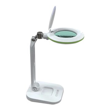 LED dimbar bordslampa med förstoringsglas LED/7W/230V 6500K vit