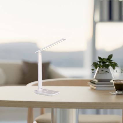 LED Dimbart bordslampa POST LED/5W/5V 3000-6500K vit