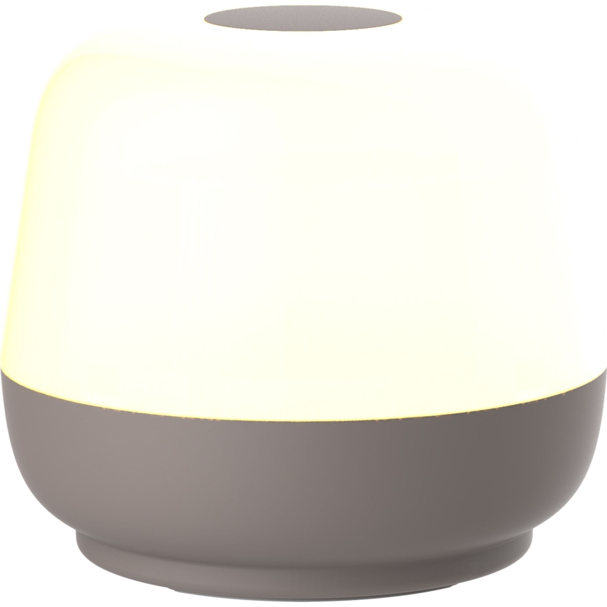 LED Dimbara Touch Utomhusbordslampa SAMBA LED/1,2W/5V USB 1200 mAh IP44 grå