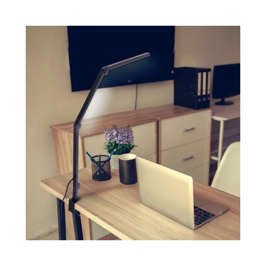 LED Dimbar bordslampa TENUIX FOLD LED/20W/230V 3000-6500K svart