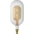 LED dimbar filamentlampa E27/3W/230V 2200K guld
