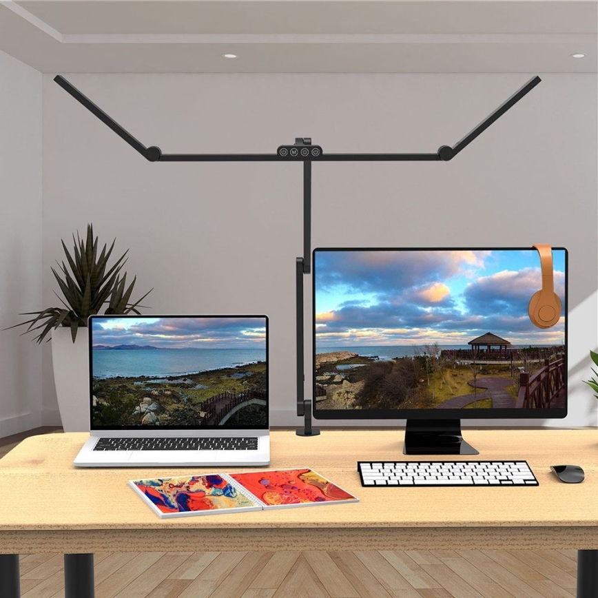 LED Dimbart pekskärm Flexibel bordslampa POINTIQ LED/36W/230V 3000-6500K CRI 92 svart