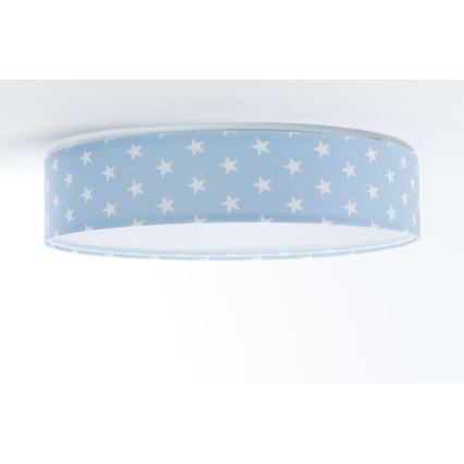 LED Dimbart barntaklampa SMART GALAXY KIDS LED/24W/230V 3000-6500K stjärnor blå/vit + fjärrkontroll