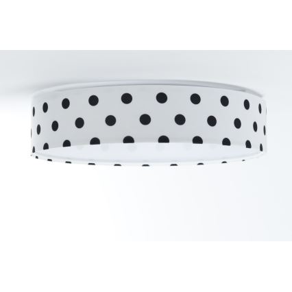 LED Dimbart barnrumstaklampa SMART GALAXY KIDS LED/24W/230V 3000-6500K prickar vit/svart + fjärrkontroll