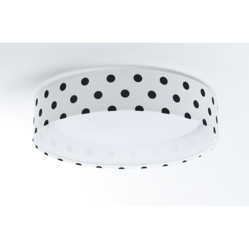 LED Dimbart barnrumstaklampa SMART GALAXY KIDS LED/24W/230V 3000-6500K prickar vit/svart + fjärrkontroll