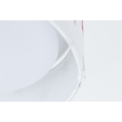 LED Dimbart barntaklampa SMART GALAXY KIDS LED/24W/230V 3000-6500K stjärnmönster vit/rosa/grå + fjärrkontroll