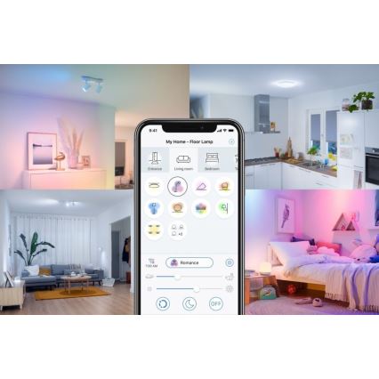 LED Dimbar glödlampa FILAMENT A60 E27/6,7W/230V 2700-6500K CRI 90 Wi-Fi - WiZ