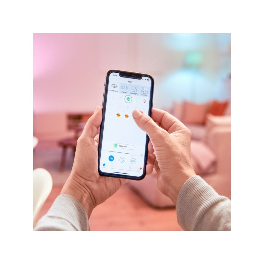 LED Dimbar glödlampa A60 E27/8W/230V 2700K CRI 90 Wi-Fi - WiZ