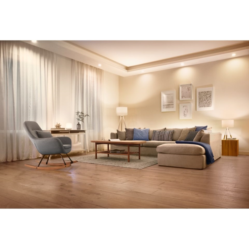 LED Dimbar glödlampa A60 E27/8W/230V 2700K CRI 90 Wi-Fi - WiZ