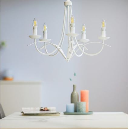 LED Dimbar glödlampa FILAMENT C35 E14/4,9W/230V 2700-6500K CRI 90 Wi-Fi - WiZ