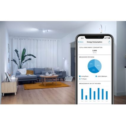 LED Dimbar glödlampa FILAMENT C35 E14/4,9W/230V 2700-6500K CRI 90 Wi-Fi - WiZ