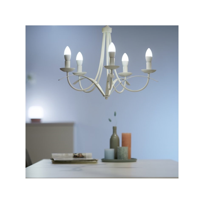 LED Dimbar glödlampa C37 E14/4,9W/230V 2700-6500K CRI 90 Wi-Fi - WiZ