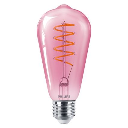 LED Dimbar glödlampa DECO Philips ST64 E27/4,5W/230V 1800K
