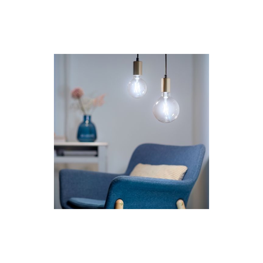 LED Dimbar glödlampa FILAMENT G125 E27/7W/230V 2700-6500K CRI 90 Wi-Fi - WiZ