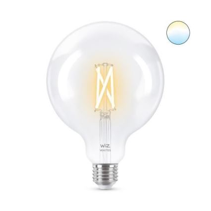 LED Dimbar glödlampa FILAMENT G125 E27/7W/230V 2700-6500K CRI 90 Wi-Fi - WiZ