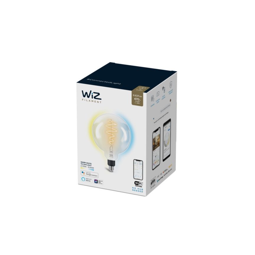 LED Dimbar glödlampa FILAMENT G200 E27/6,5W/230V 2700-6500K CRI 90 Wi-Fi - WiZ