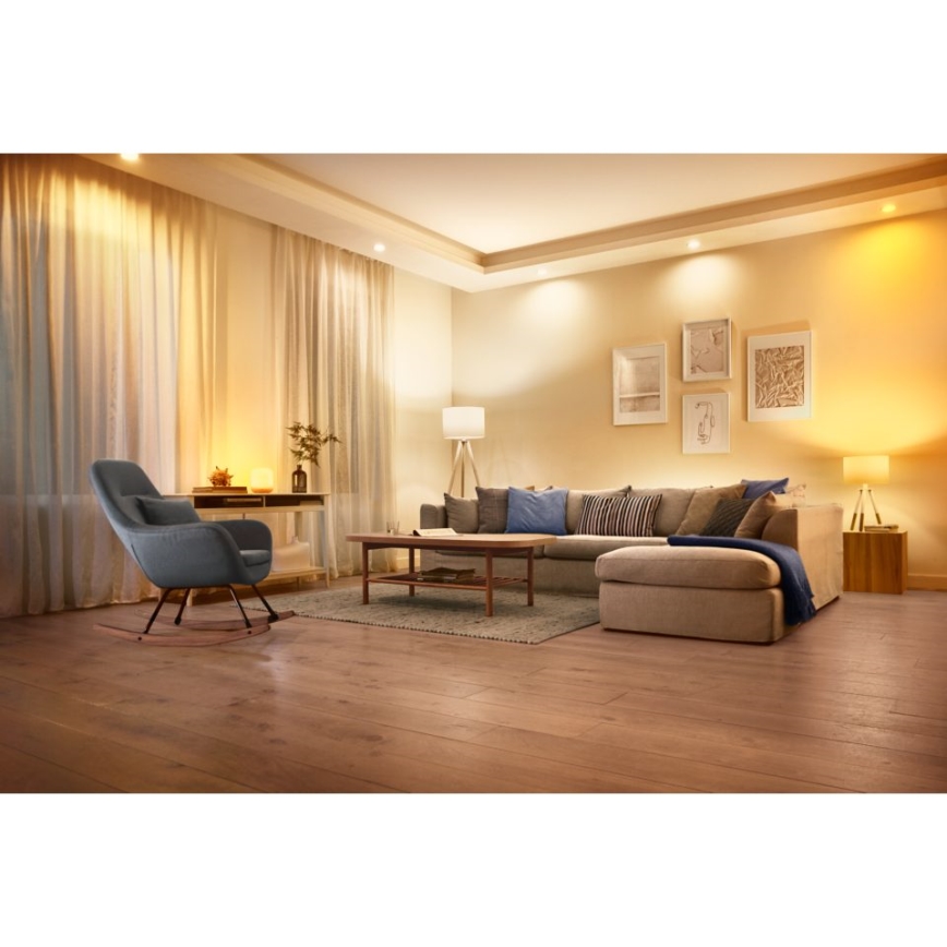 LED Dimbar glödlampa PAR16 GU10/4,7W/230V 2700-6500K CRI 90 Wi-Fi - WiZ