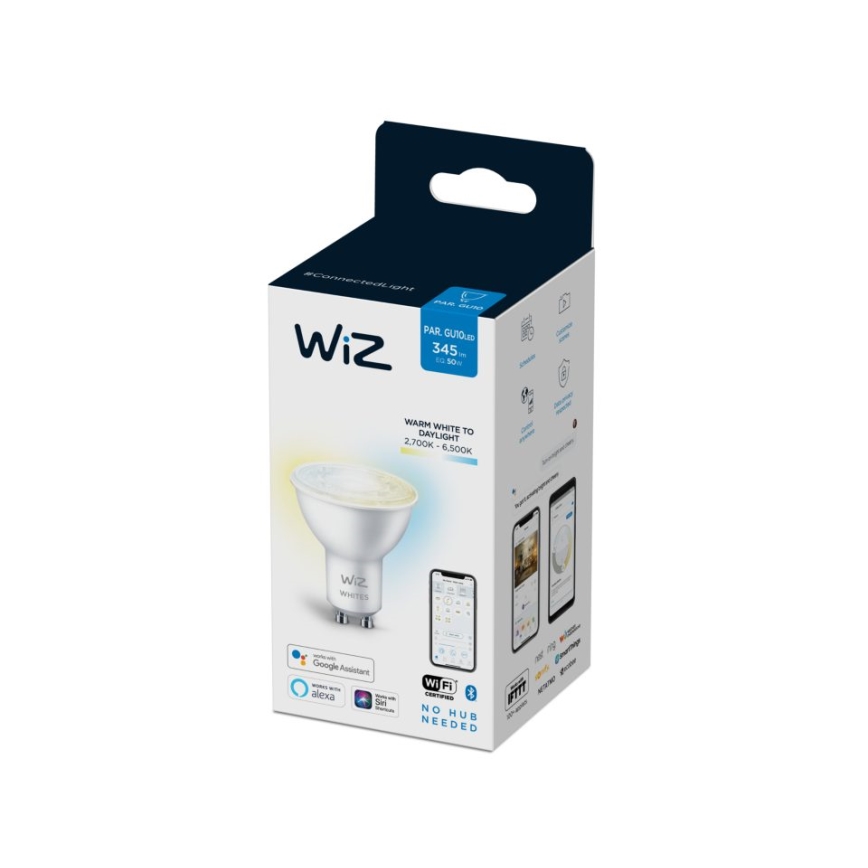 LED Dimbar glödlampa PAR16 GU10/4,7W/230V 2700-6500K CRI 90 Wi-Fi - WiZ
