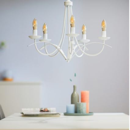 LED Dimbar glödlampa VINTAGE FILAMENT C35 E14/4,9W/230V 2000-5000K CRI 90 Wi-Fi - WiZ