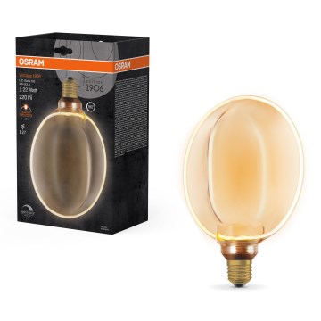 LED-dimbar glödlampa VINTAGE E27/4W/230V 1800K guldig - Osram