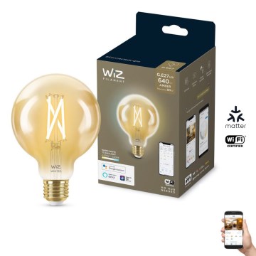 LED Dimbar glödlampa VINTAGE FILAMENT G95 E27/6,7W/230V 2000-5000K CRI 90 Wi-Fi - WiZ