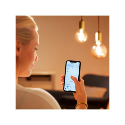 LED Dimbar glödlampa VINTAGE FILAMENT G125 E27/6,7W/230V 2000-5000K CRI 90 Wi-Fi - WiZ