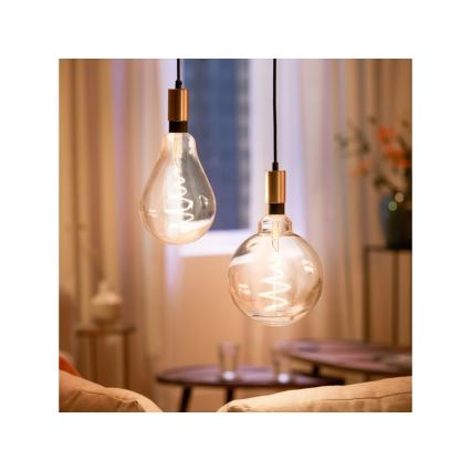 LED Dimbar glödlampa VINTAGE FILAMENT G200 E27/6W/230V 2000-5000K CRI 90 Wi-Fi - WiZ