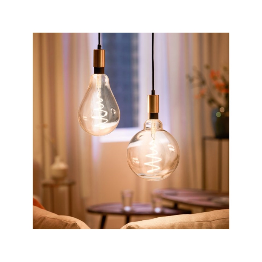 LED Dimbar glödlampa VINTAGE FILAMENT G200 E27/6W/230V 2000-5000K CRI 90 Wi-Fi - WiZ