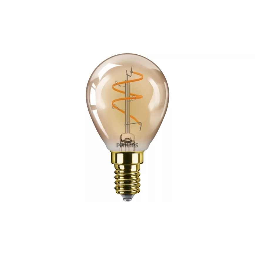 LED dimbar glödlampa VINTAGE Philips P45 E14/2,7W/230V 1800K
