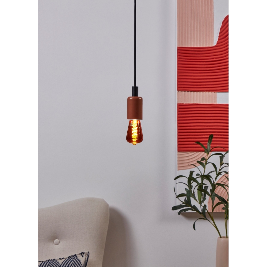 LED-dimbar glödlampa VINTAGE ST48 E27/4W/230V 2000K röd - Eglo 110199