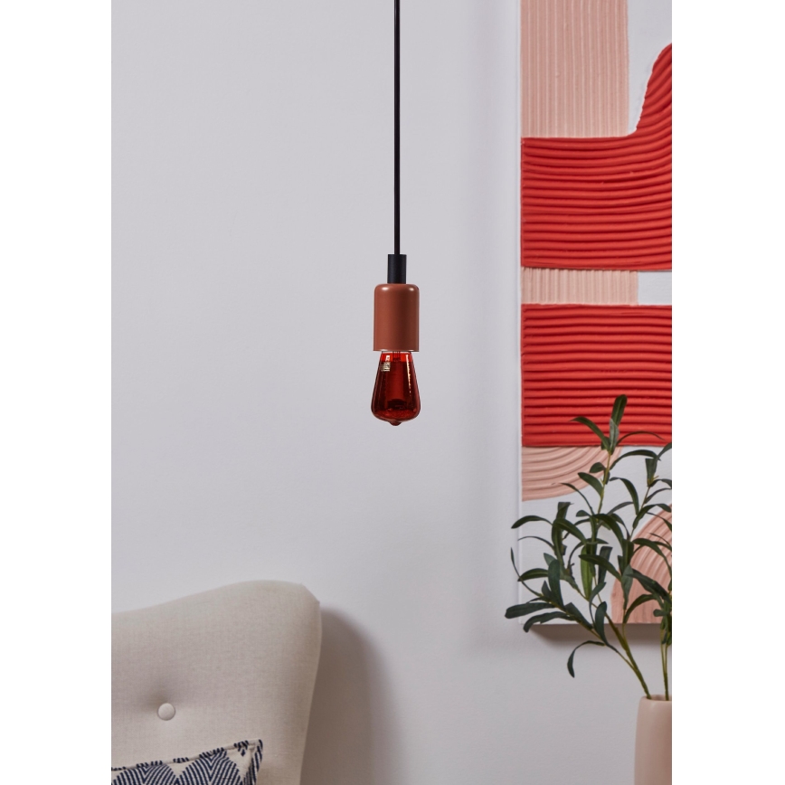 LED-dimbar glödlampa VINTAGE ST48 E27/4W/230V 2000K röd - Eglo 110199