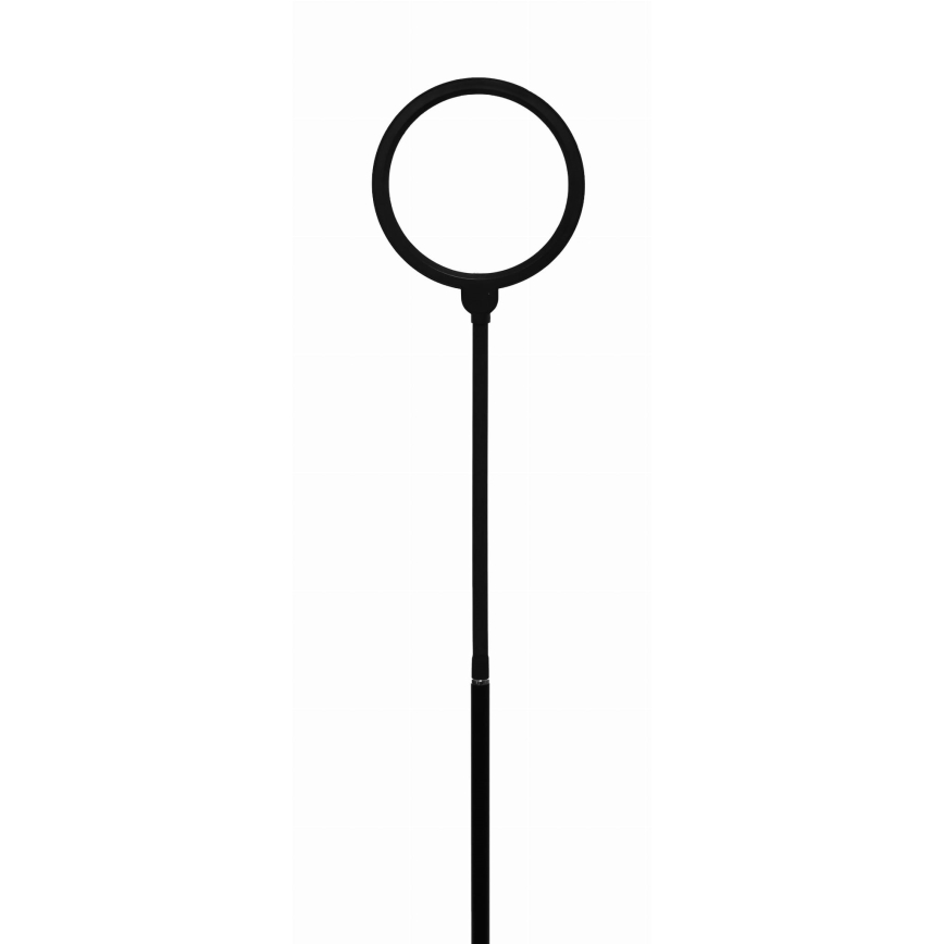 LED Dimbar golvlampa 2i1 LED/10W/230V 3000-4500-6500K svart