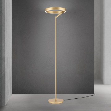 LED dimbar golvlampa KOLK LED/40W/230V 2700/4000K guld