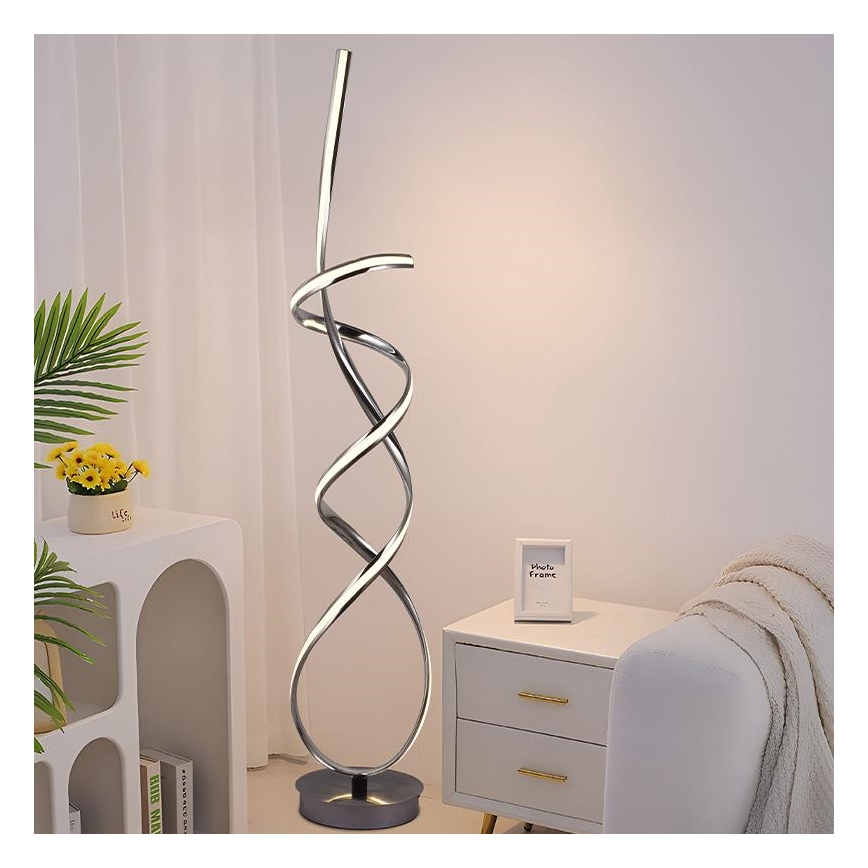 LED Dimbar golvlampa LED/80W/230V 3000-6500K + fjärrkontroll