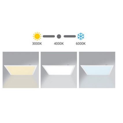 LED Dimbar Hängande takpanel med en Fjärrkontroll  ZEUS LED/40W/230V 4000K