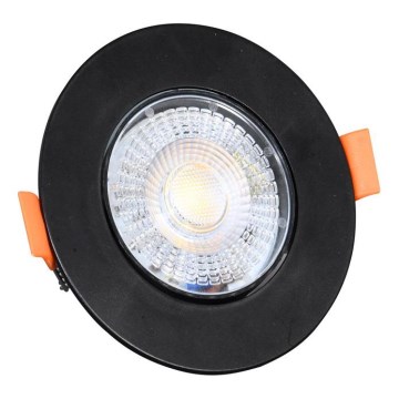 LED Dimbar infälld belysning ZITA LED/3/5/7W/230V 3000/4000/6000K diameter 9 cm svart