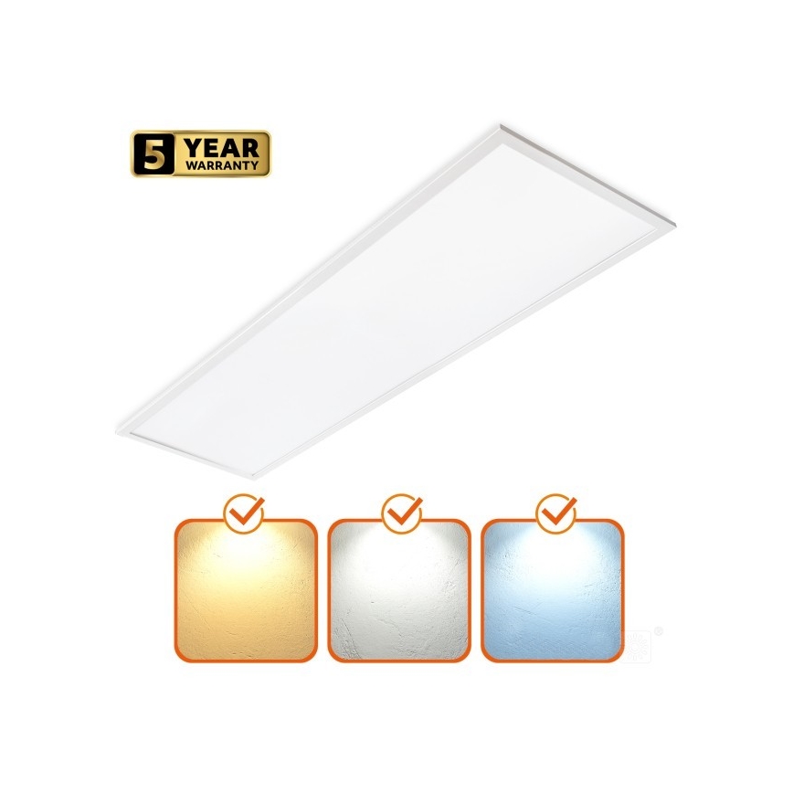 LED dimbar infälld panel CAPRI LED/25/36/40W/230V 3000/4000/5700K UGR<19 IP44 30x120 cm