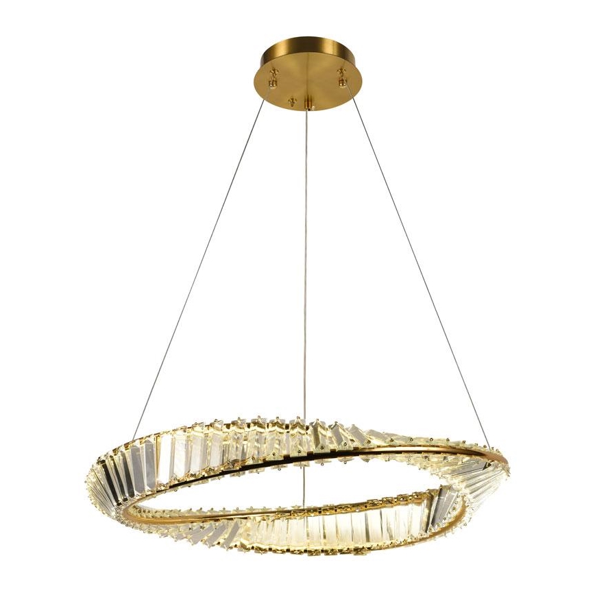 LED Dimbart kristallkrona på kabel LED/40W/230V 3000-6500K + fjärrkontroll