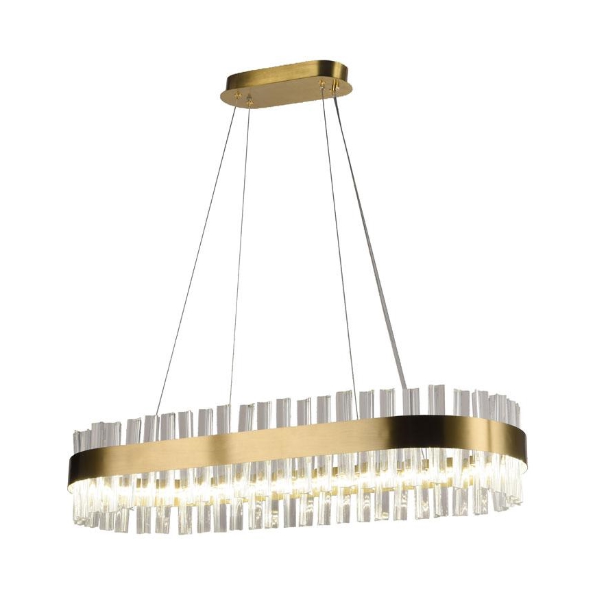LED Dimbar kristallkrona på kabel LED/45W/230V 3000-6500K + fjärrkontroll