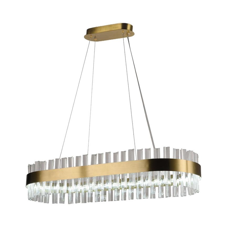LED Dimbar kristallkrona på kabel LED/45W/230V 3000-6500K + fjärrkontroll
