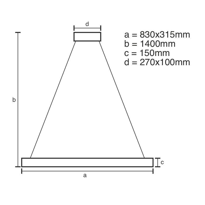 LED Dimbar kristallkrona på kabel LED/45W/230V 3000-6500K + fjärrkontroll