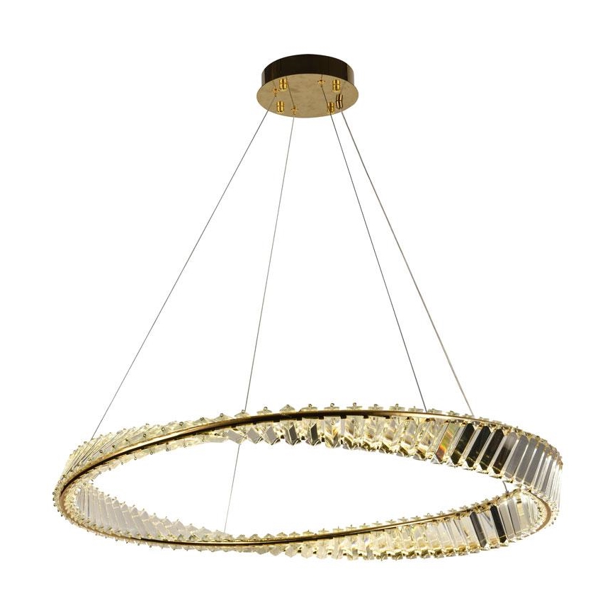 LED Dimbart kristallkrona på kabel LED/50W/230V 3000-6500K + fjärrkontroll