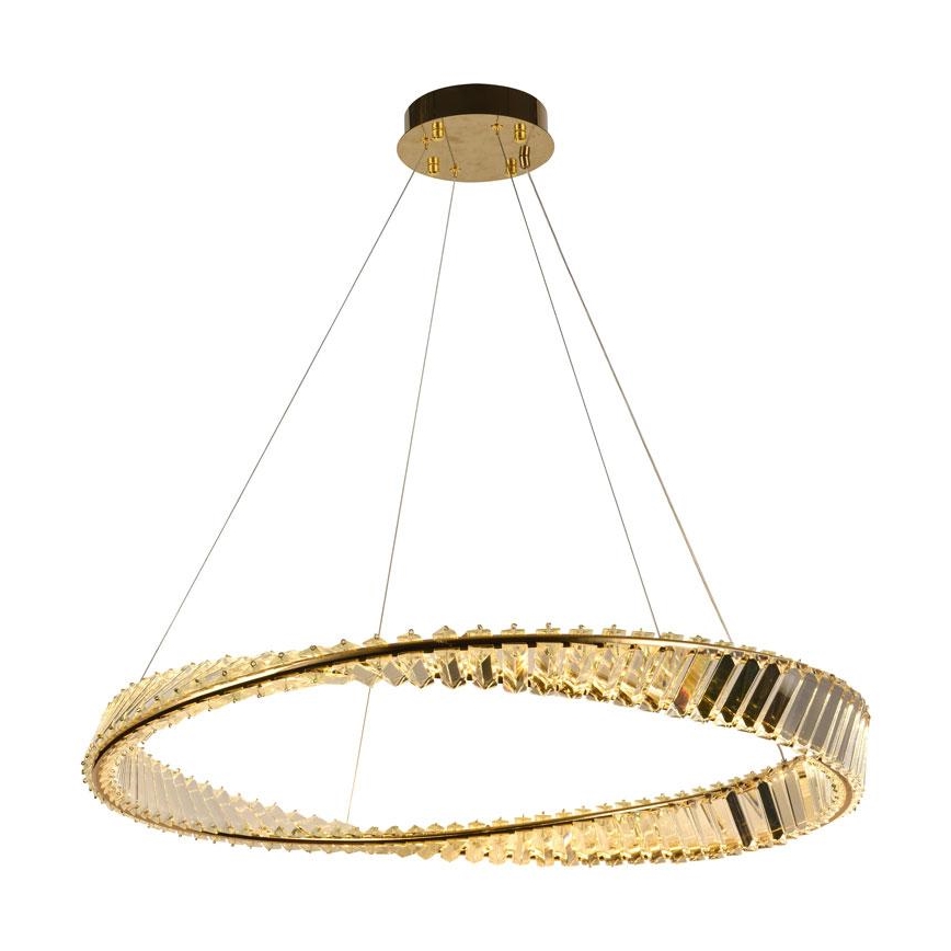 LED Dimbart kristallkrona på kabel LED/50W/230V 3000-6500K + fjärrkontroll