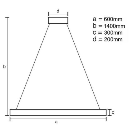 LED Dimbar kristallkrona på kabel LED/80W/230V 3000-6500K + fjärrkontroll