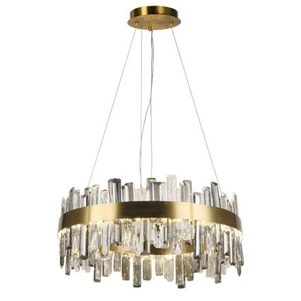 LED Dimbar kristallkrona på kabel LED/80W/230V 3000-6500K + fjärrkontroll