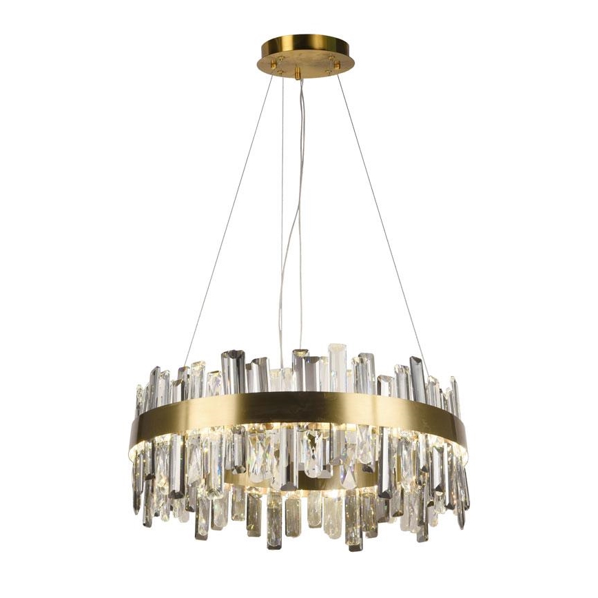 LED Dimbar kristallkrona på kabel LED/80W/230V 3000-6500K + fjärrkontroll