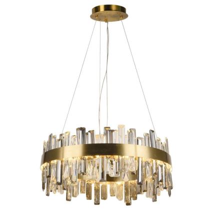 LED Dimbar kristallkrona på kabel LED/80W/230V 3000-6500K + fjärrkontroll
