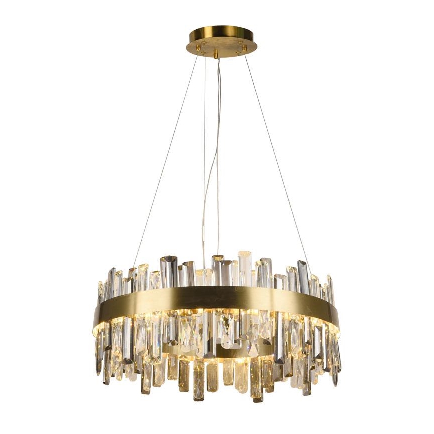 LED Dimbar kristallkrona på kabel LED/80W/230V 3000-6500K + fjärrkontroll