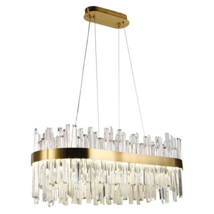 LED Dimbar kristallkrona på kabel LED/90W/230V 3000-6500K + fjärrkontroll