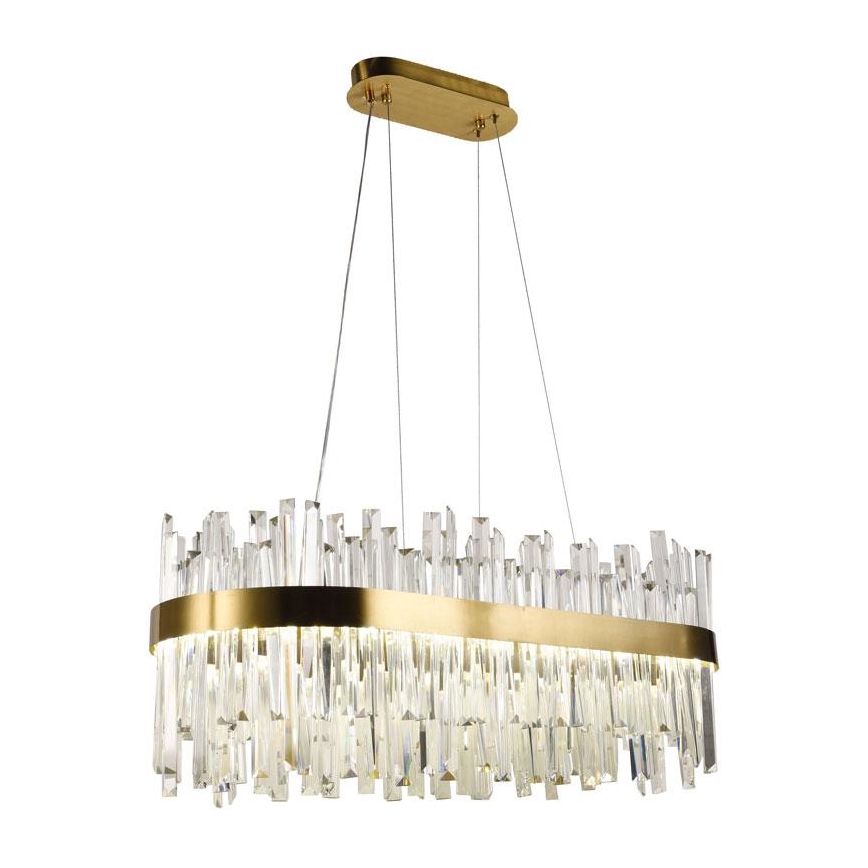 LED Dimbar kristallkrona på kabel LED/90W/230V 3000-6500K + fjärrkontroll